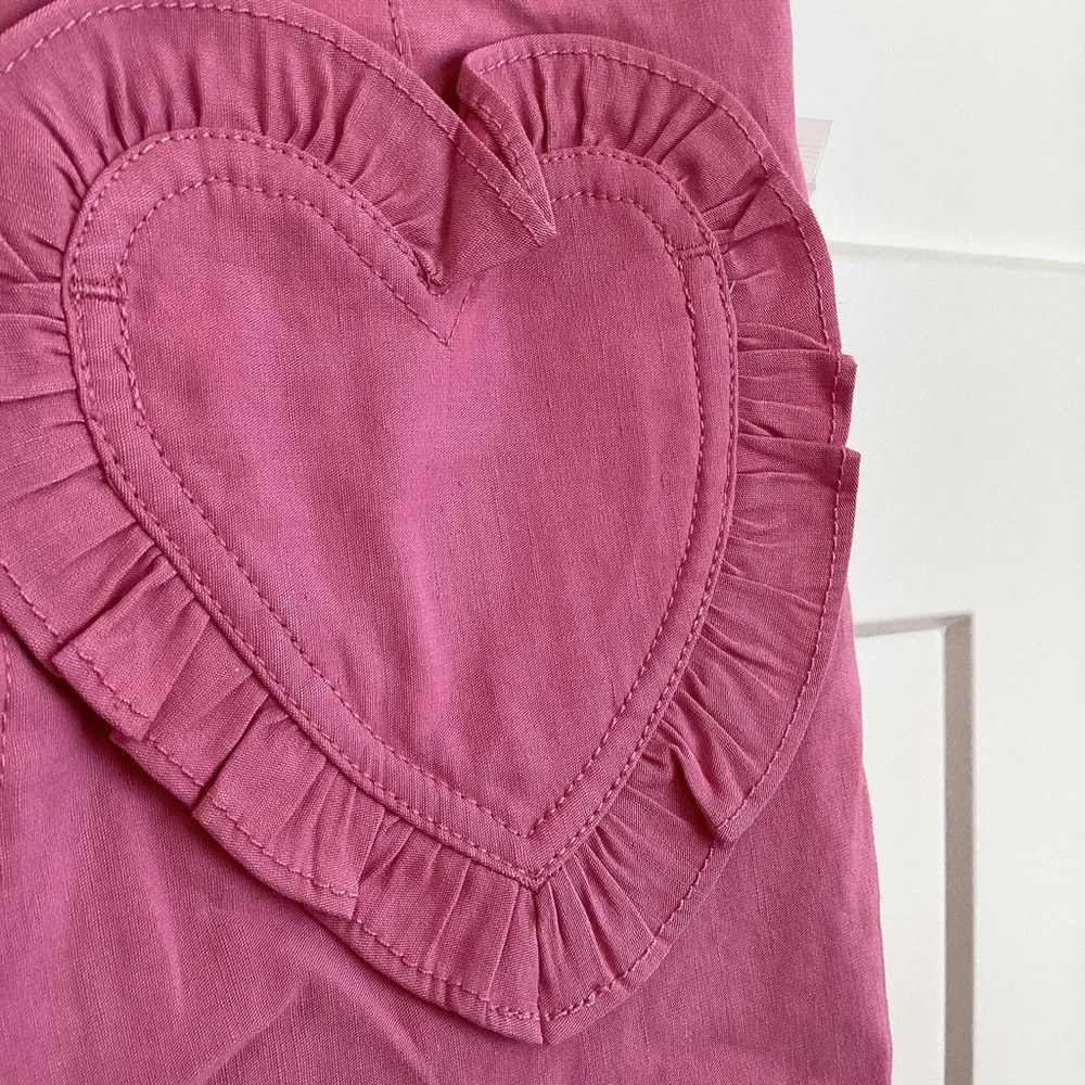 💕Anthroplogie COLETTE Cropped Wide-Leg Pants Maeve Heart Pocket NEW 28 - Picture 8 of 16